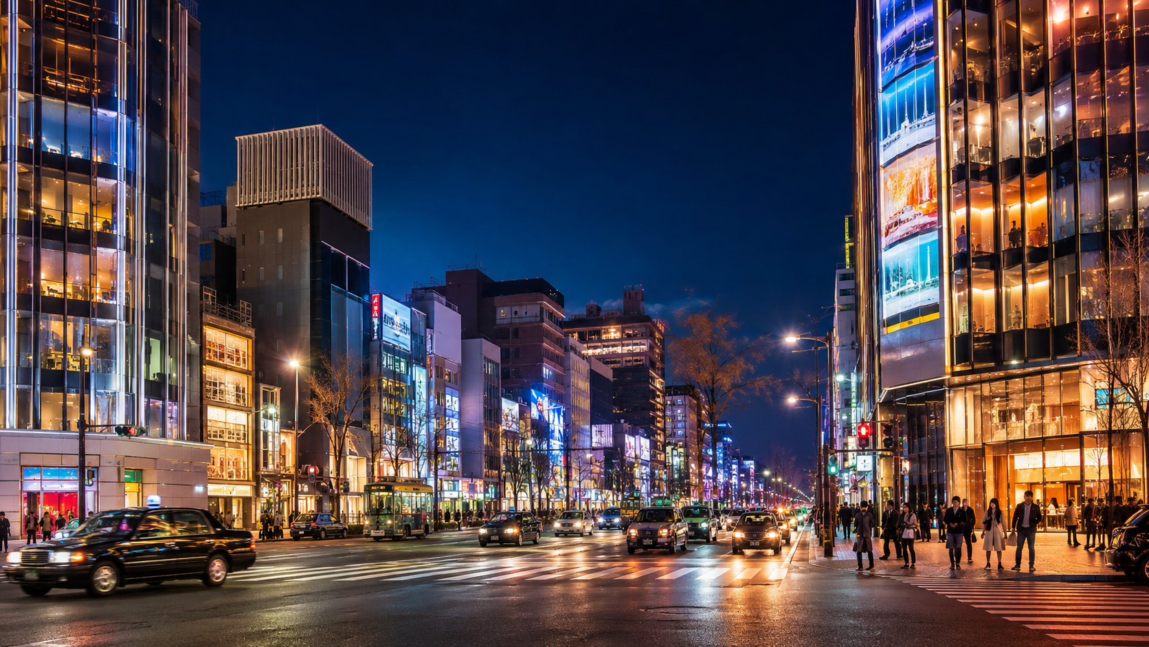札幌夜晚街景